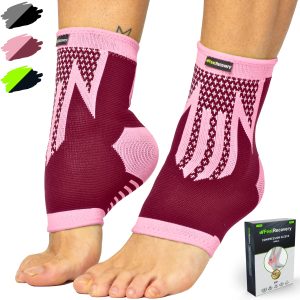 Ankle Compression Sleeve Pink