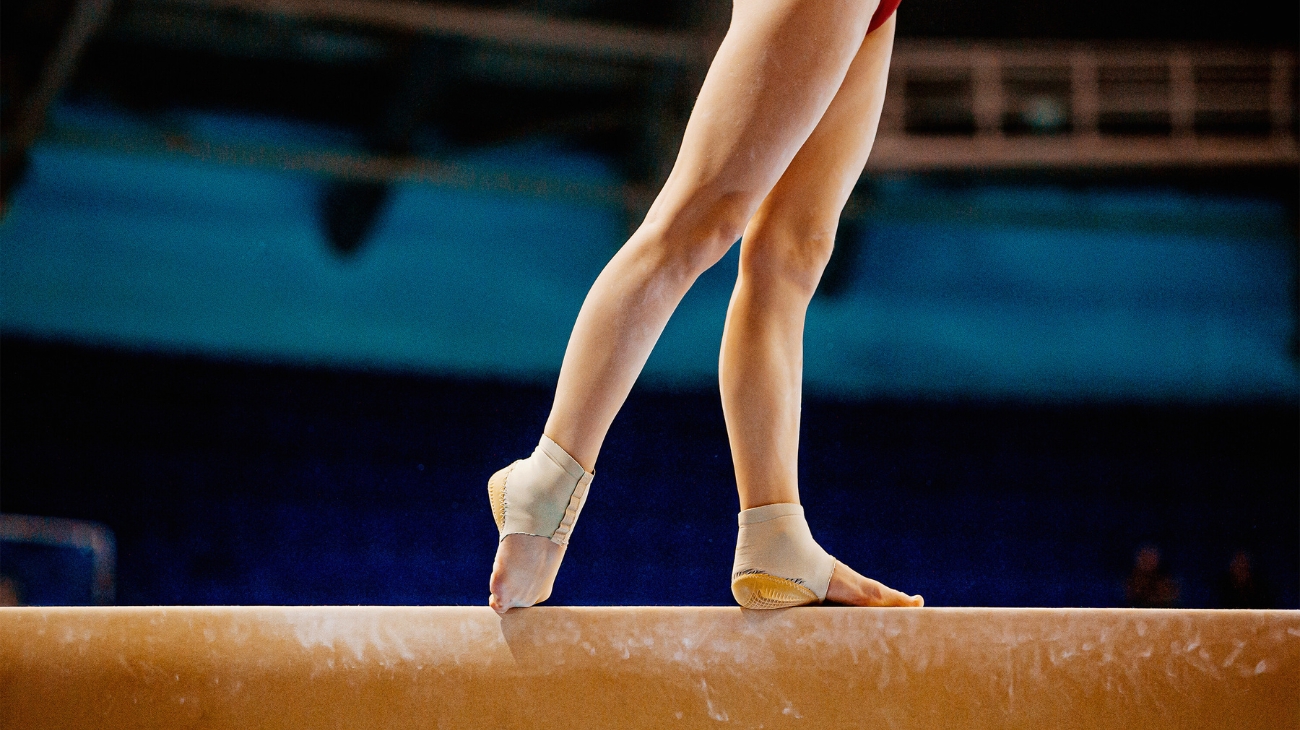 Calf gymnastic injuries