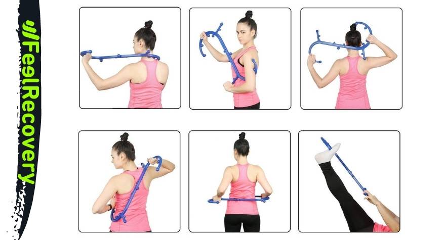 How to use the massager stick to relieve trigger point pain?