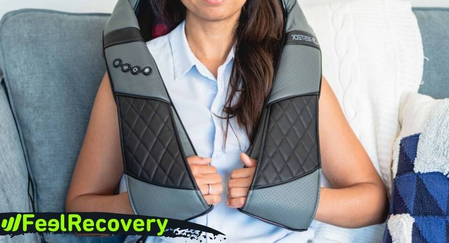 How to use an electric massager to relieve shoulder and neck pain?