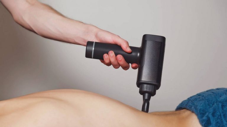 How to use a electric massager gun for sciatica pain relief?