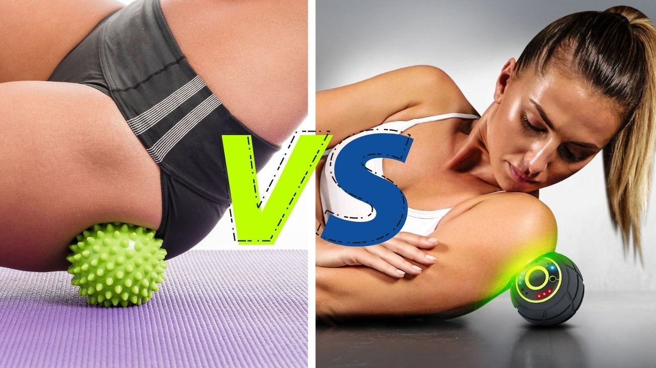 What are the differences between an vibrating massager ball and a myofascial massage ball?
