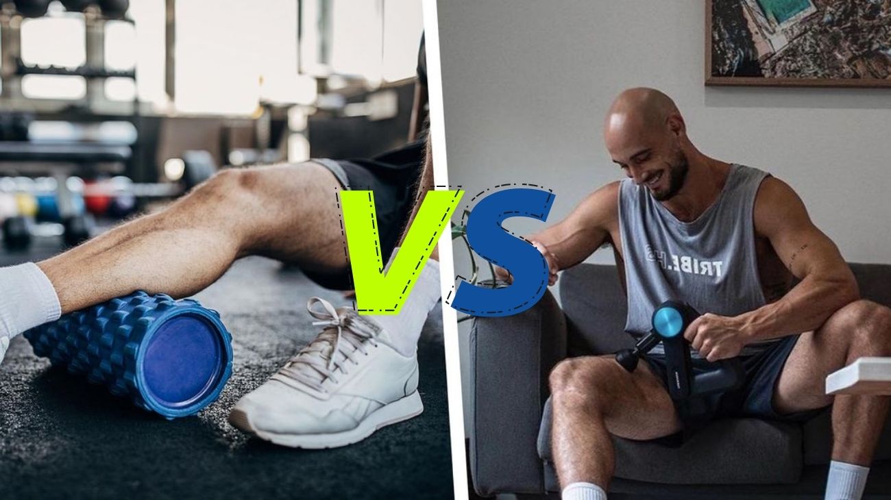 What are the differences between a muscle massager gun and a Foam Roller?