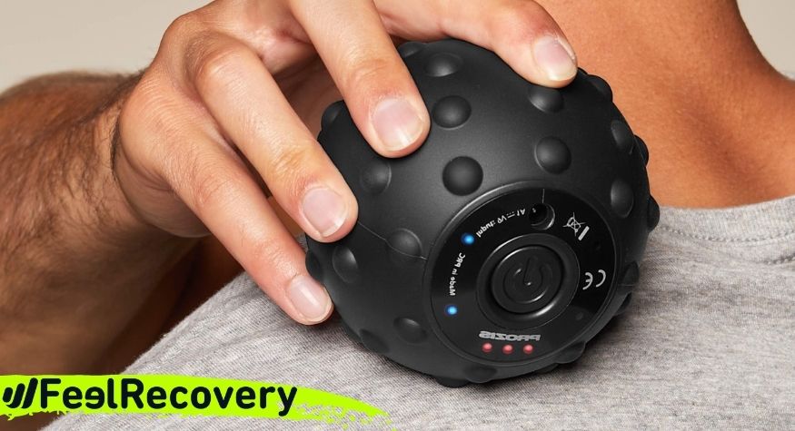 What are the main benefits of using electric vibrating massage balls?