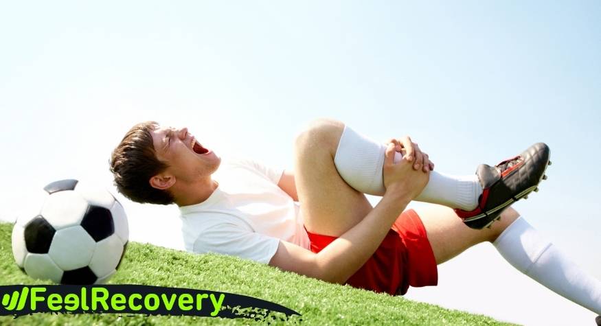What are the most common types of calf injuries when playing soccer?