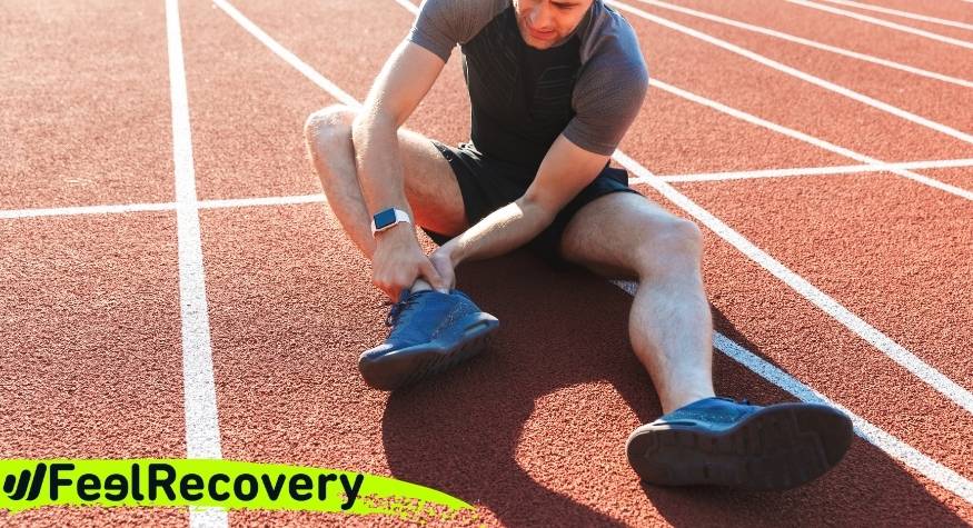 What are the most common types of ankle injuries when running?