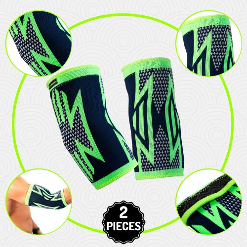 Elbow Compression Sleeve Green
