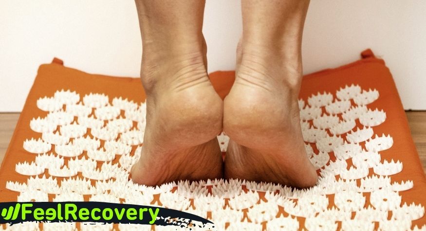 Acupressure mat for feet