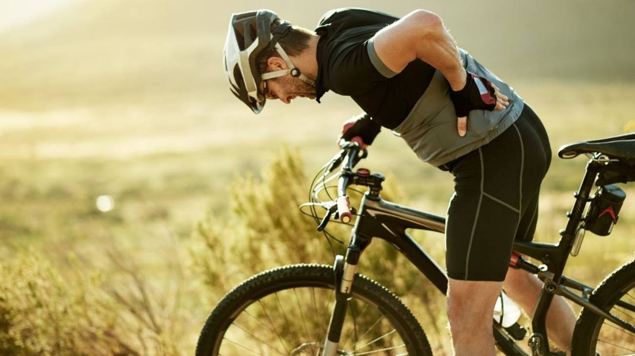 Lower back cycling injuries
