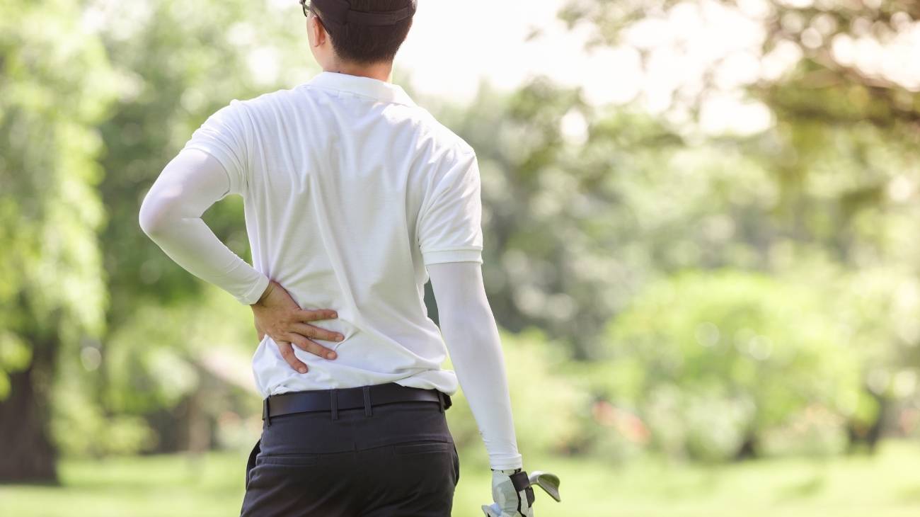 Lower back golf injuries