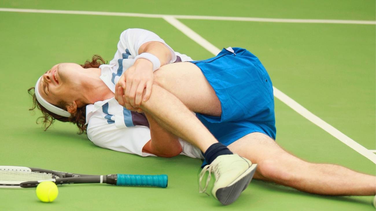 Lesiones deportivas de rodilla en el tenis