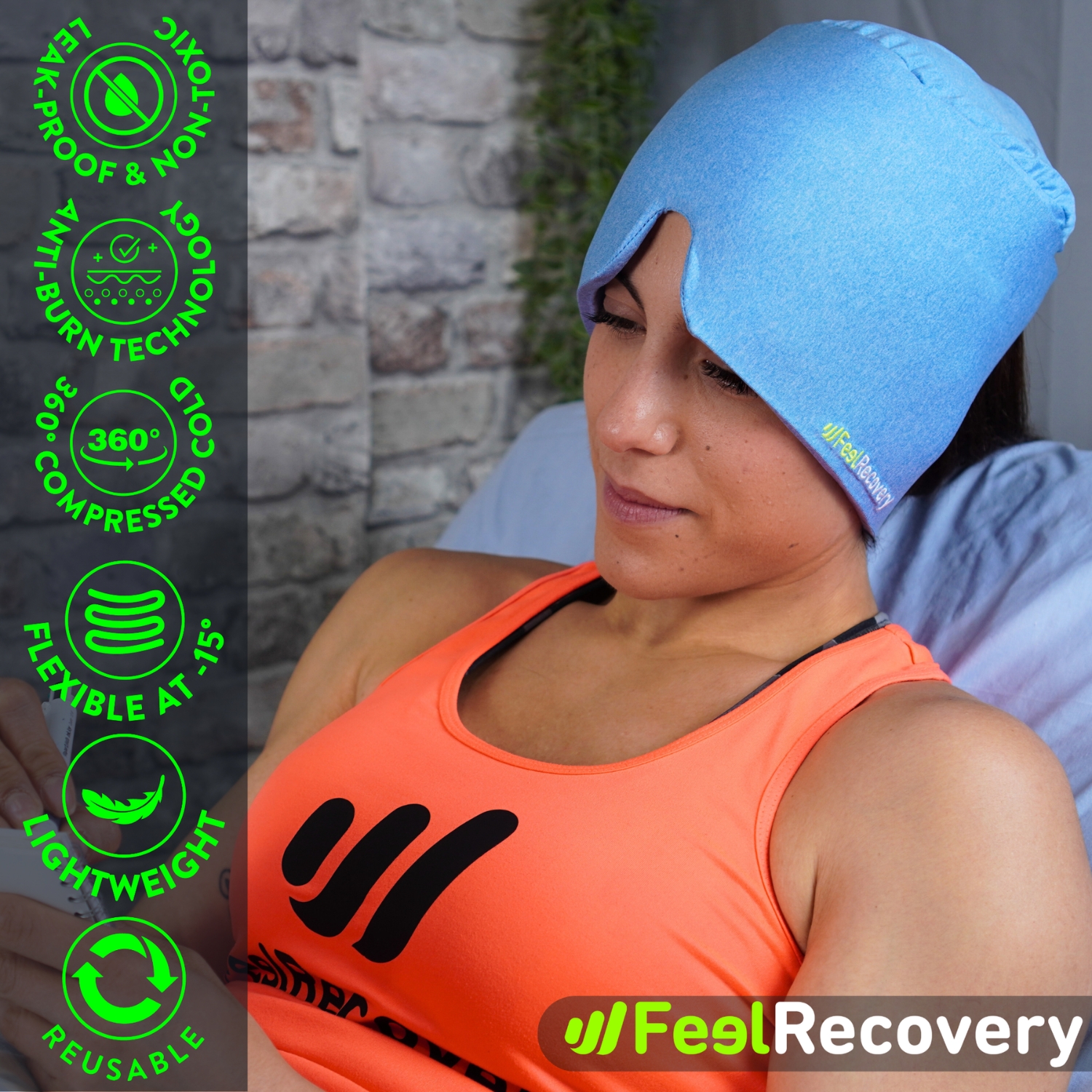 Migraine Relief Cap Blue