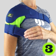Schritt 3 - Anleitung zum Anlegen einer Schulterbandage
