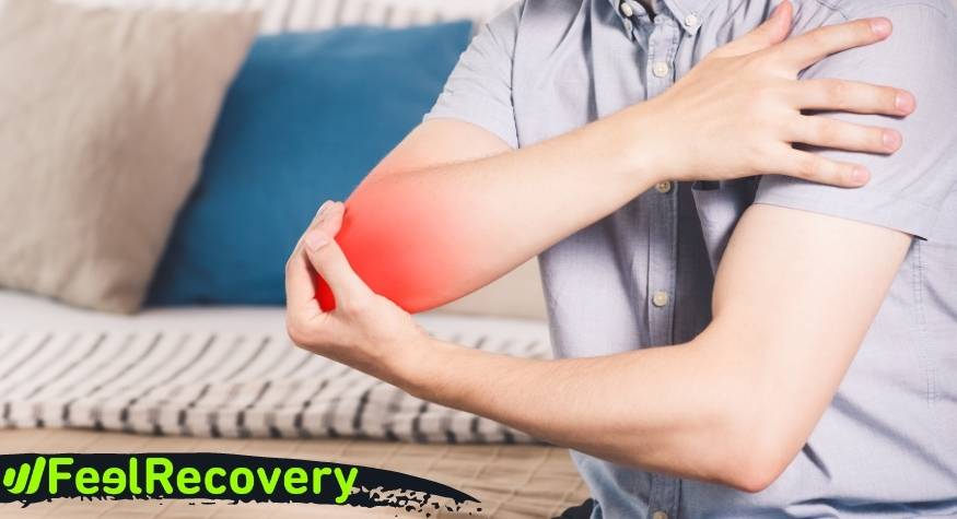 Main symptoms that warn us that we have bursitis in the elbow joint