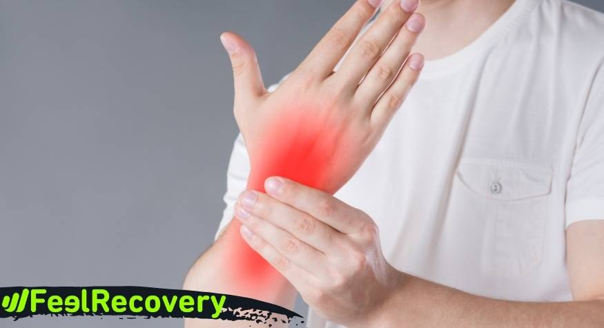 Main symptoms that warn us that we have bursitis in the hands
