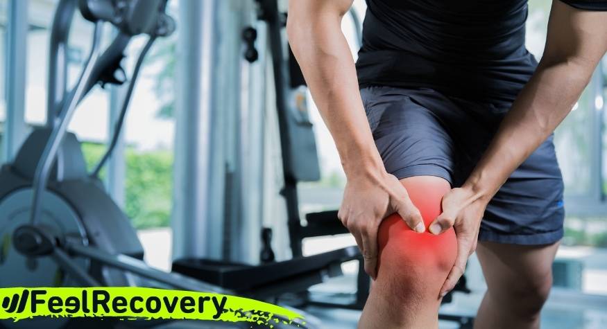 Main symptoms that warn us that we have a knee sprain