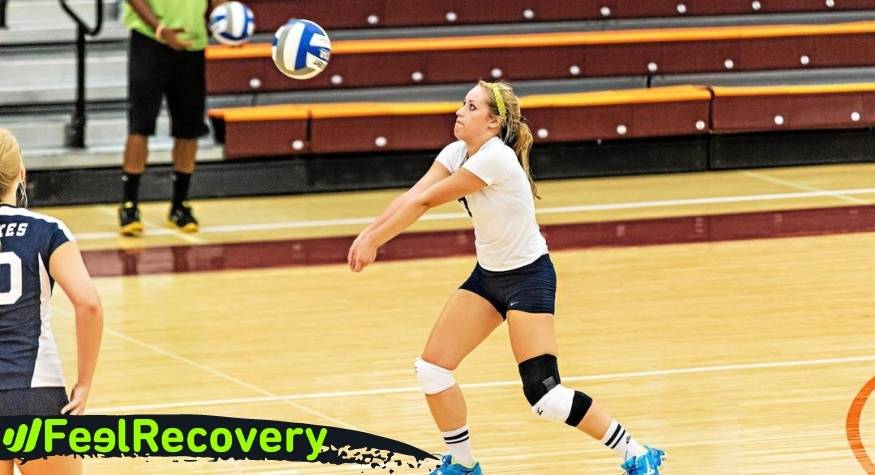 What type of knee braces and patellar straps are best for volleyball player injuries?