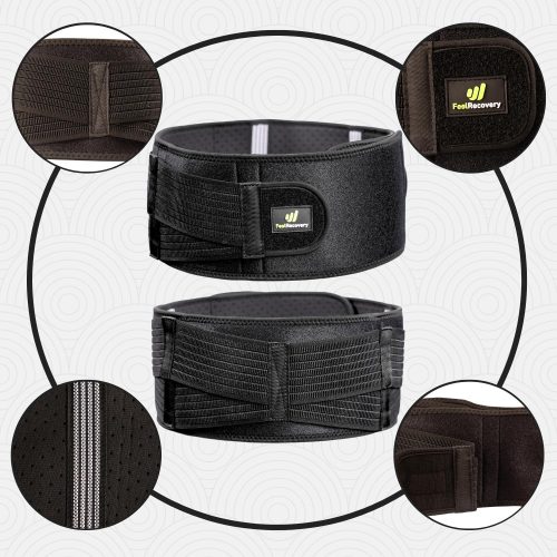 Sacroiliac Support Belt Black