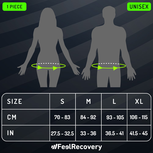 Size Chart Back Support Belt