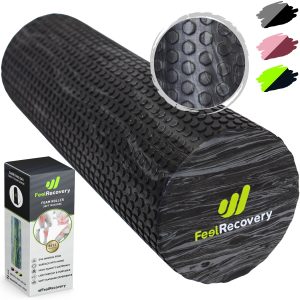 Soft Density Foam Roller for Recovery Black