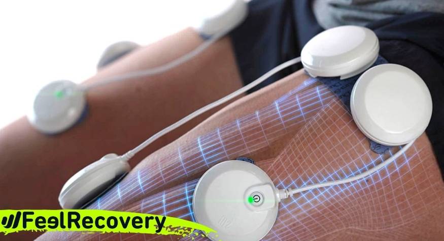 Ems Estimulación muscular Pegatina de electrodo Accesorios de fisioterapia  Tela no tejida Reemplazo autoadhesivo