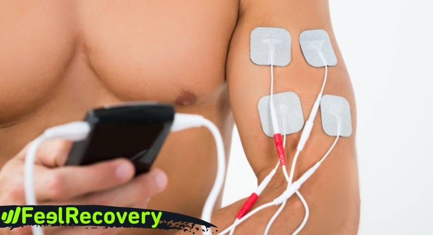 Ems Estimulación muscular Pegatina de electrodo Accesorios de fisioterapia  Tela no tejida Reemplazo autoadhesivo